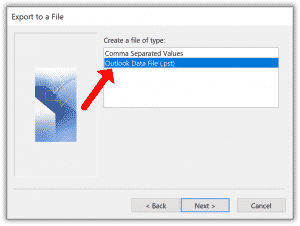 outlook for mac pst file equivalent