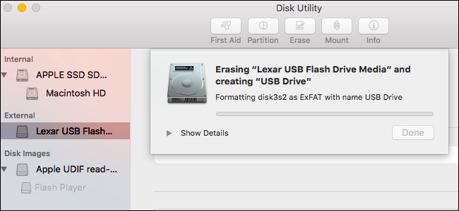 can you use the same format for a flash drive on mac for windows